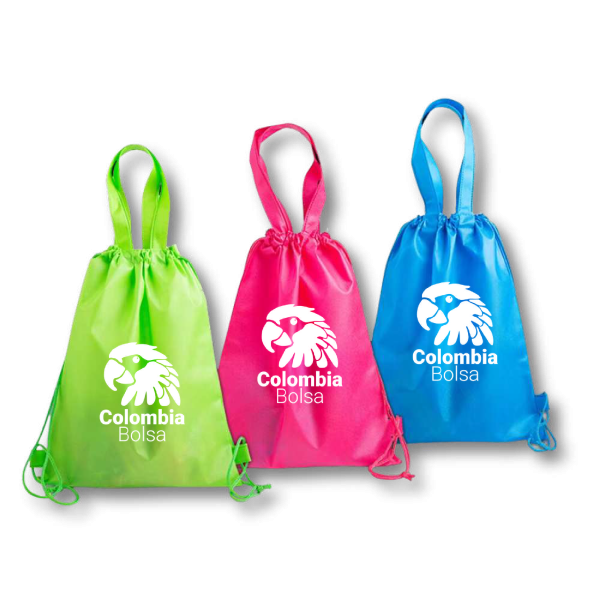 Bolsa Playera Tipo Morral Cordón Ajustable