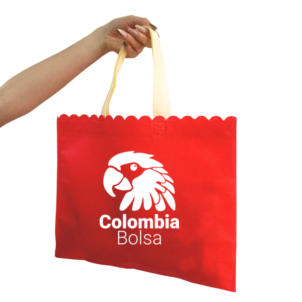 Bolsa Troquel Flor Con Asas